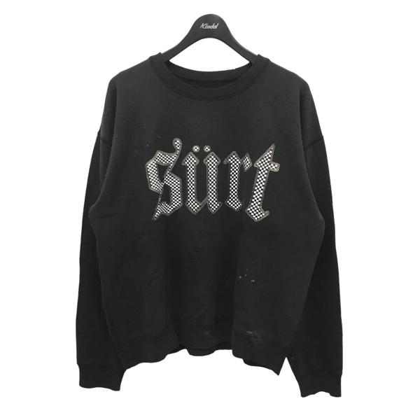 【値下げ】SURT×K (CarService YouthQuake) リメイクスウェット ブラック...