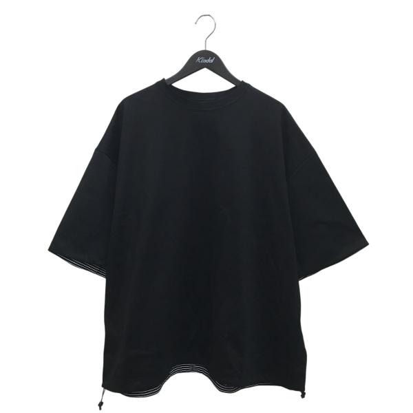 【値下げ】is-ness REVERSIBLE BALLOON BORDER T-SHIRT 半袖カ...