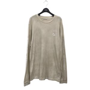 MONCLER ダメージ 製品染め加工 長袖 ロングスリーブカットソー G20918D00010 ベージュ サイズ：M (イオンモール橿原店