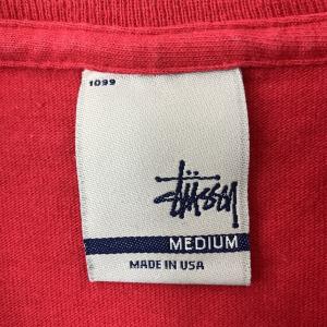 【値下げ】stussy 銀タグ Tシャツ レッ...の詳細画像2