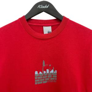 【値下げ】stussy 銀タグ Tシャツ レッ...の詳細画像4