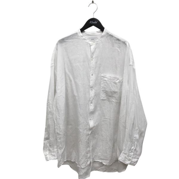 グラフペーパー Graphpaper 長袖シャツ GM212-50281B ホワイト サイズ：F
