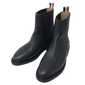 トム・ブラウン Thom Browne サイドゴアブーツ FFB111B-06257 ブラック サイズ：35