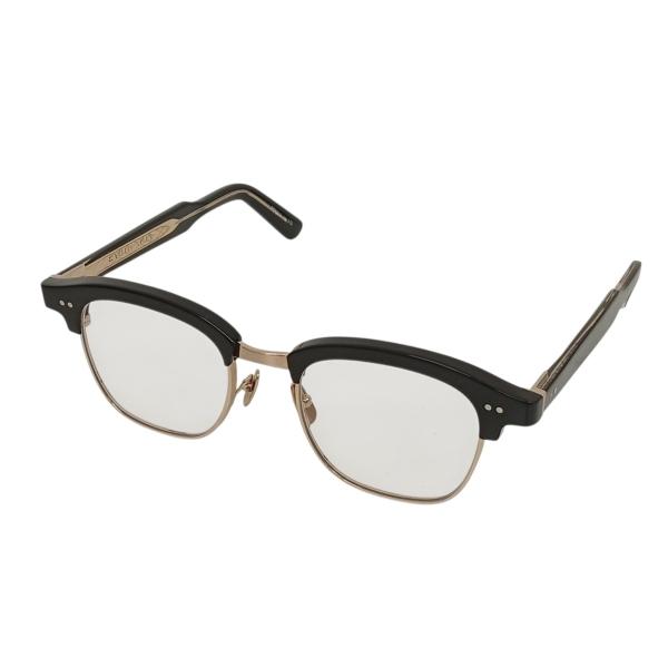 イエローズプラス YELLOWS PLUS ROGER C 1G 眼鏡 ブラック×ゴールド
