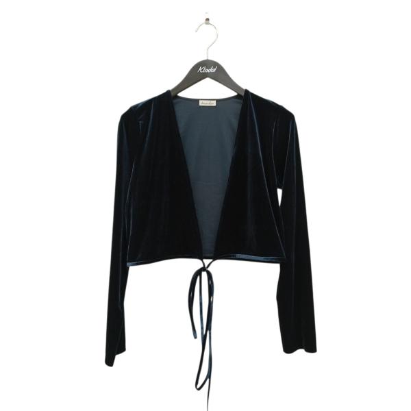 【値下げ】STEVEN ALAN VELOUR CACHE COEUR CARDIGAN カーディガ...