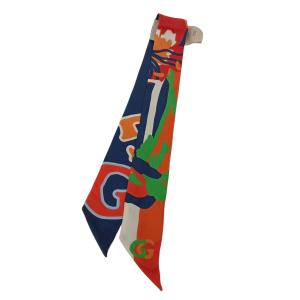 グッチ GUCCI シルクスカーフ マルチカラー