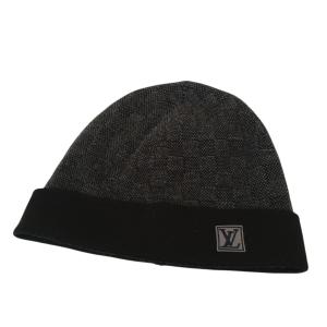 ルイヴィトン LOUIS VUITTON ニット帽 M70009 ブラック