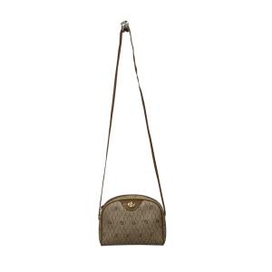 クリスチャンディオール Christian Dior PVC VINTAGE ハニカム ショルダーバッグ ベージュ