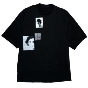 JULIUS PRINT BIG T-SHIRT プリントビッグTシャツ ブラック サイズ：2 (神戸三宮センター街店) 220420｜kindal