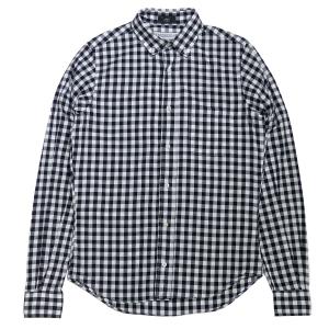 INDIVIDUALIZED SHIRTS GUJI別注 ブロックチェックボタンダウンシャツ グレー サイズ：14-32 (神戸三宮センター街店) 2｜kindal