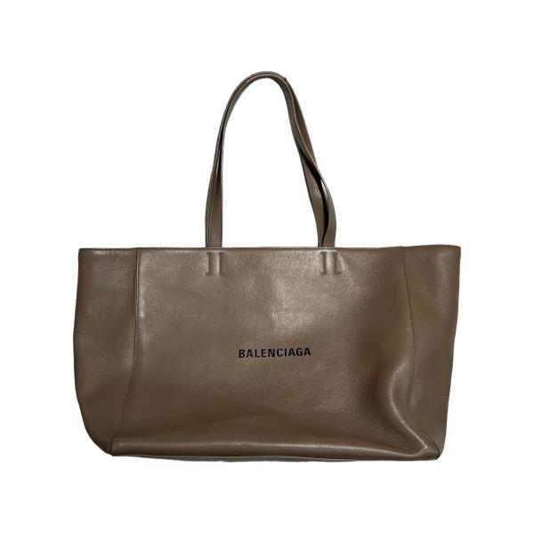 【値下げ】BALENCIAGA Everyday East West トートバッグ グレージュ (神...