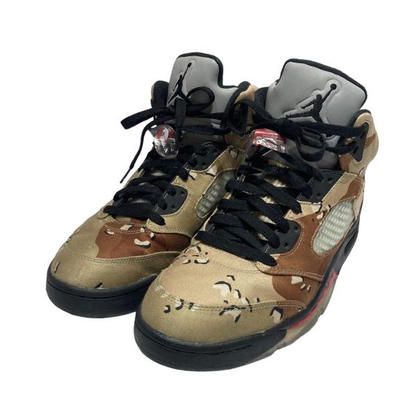 NIKE Supreme AIR JORDAN 5 RETRO 82437-201 ベージュ サイズ...