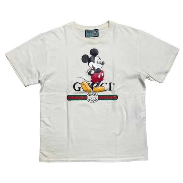 グッチ GUCCI × Disney 2020SS ミッキープリント半袖Tシャツ ホワイト サイズ：...