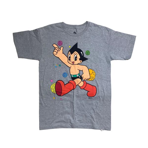 ベイト×アストロボーイ BAIT×ASTRO BOY アトムプリント 半袖カットソー グレー サイズ...