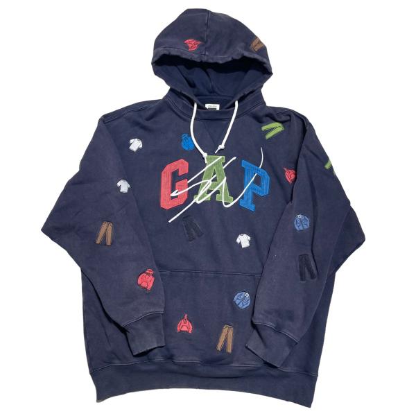 ギャップ GAP Re-Issue by Sean Wotherspoon パーカー ネイビー サイ...