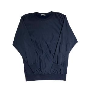 オーラリー AURALEE ELASTIC HIGH GAUGE SWEAT P／O クルーネックスウェット A23SP01NU ブラック サイズ：5｜kindal