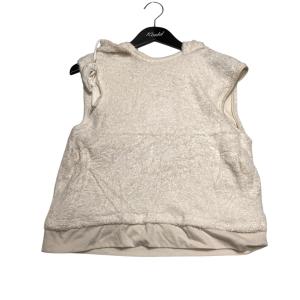 【値下げ】MASU SLEEVELESS HOODY フーディーベスト MSSS-CS0822 ホワイト サイズ：46 (神戸店)