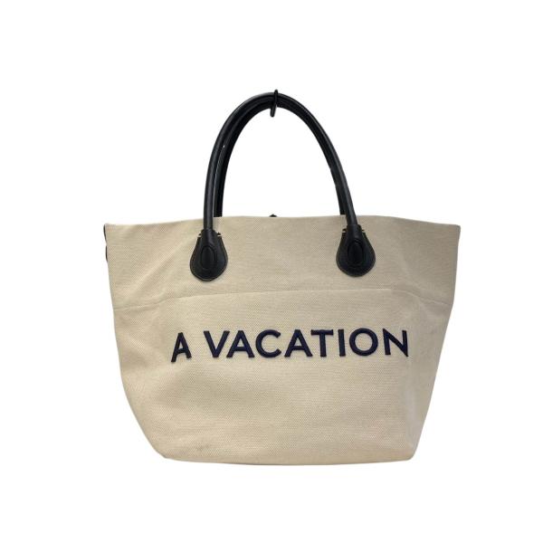 【値下げ】A VACATION VAST トートバッグ ナチュラル (EC)