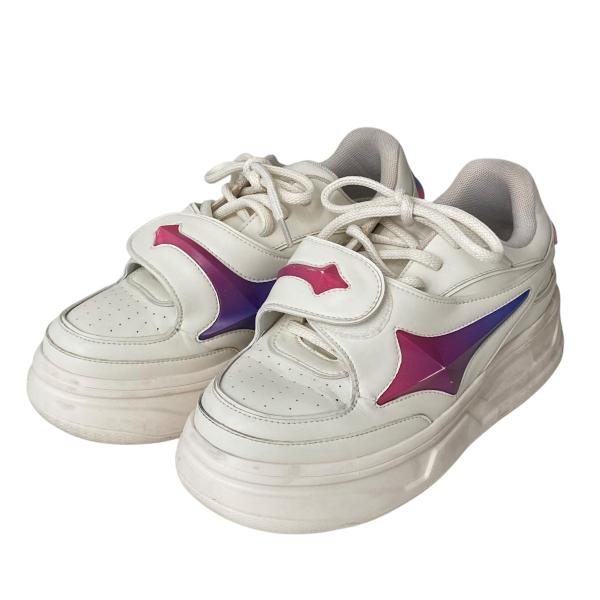 【値下げ】ROYAL FLASH スニーカー G24SSD02002 ホワイト サイズ：26.0cm...