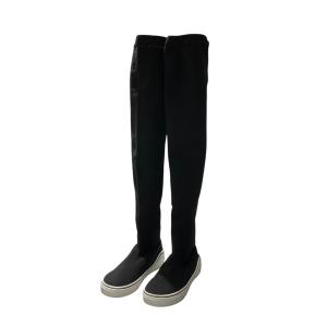 GIVENCHY ソックスロングブーツ BE000EE077-001 ブラック サイズ：38(25.0cm相当） (EC)