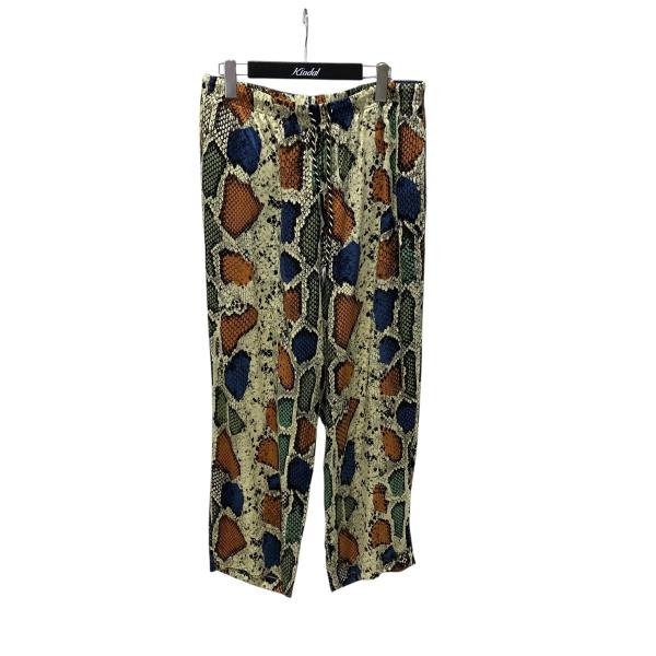 【値下げ】WACKO MARIA PYTHON VELVET PANTS イージーパンツ 22FW-...