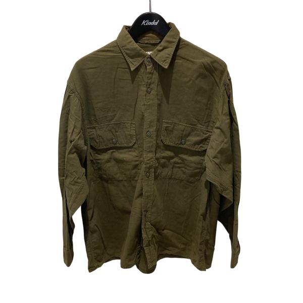 コモリ COMOLI ベタシャン CPOシャツ t01-02011 ブラウン サイズ：2