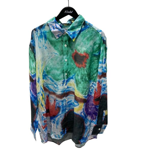 【値下げ】OUR LEGACY 22SS Above Chalk Flower Shirt 長袖シャ...