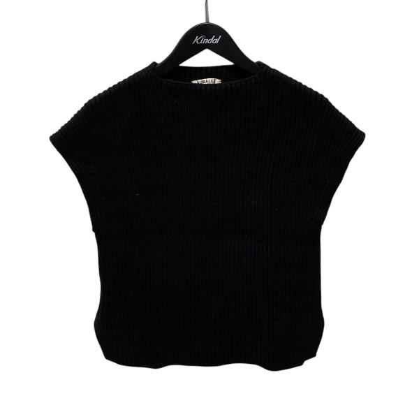 【値下げ】AURALEE ニットベスト A8AV07RK ブラック サイズ：0 (神戸店)