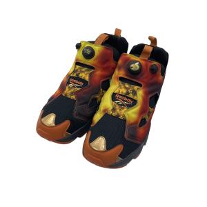 リーボック 稲葉浩志×Reebok Instapump Fury 94 MAGMA スニーカー 100224285 オレンジ×イエロー サイズ：28.