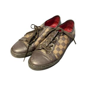 LOUIS VUITTON ダミエスニーカー LV0029A ローカットスニーカー ブラウン サイズ：42(26.5~27.5cm相当） (