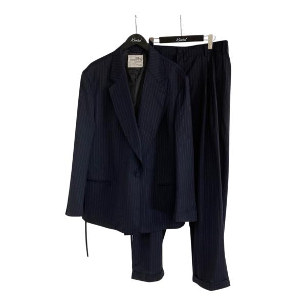 ザラ×ソウシオオツキ ZARA×SOSHIOTSUKI ピンストライプ柄スーツブレザー ピンストライ...