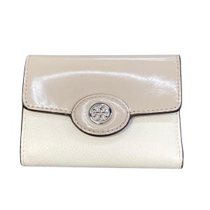 トリーバーチ TORY BURCH ロビンソン ドッグ プリント スモール ウォレット ベージュ
