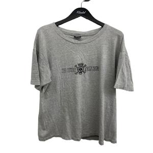 ステューシー stussy 80s USA製 スカルクロスボーンTシャツ グレー サイズ：S
