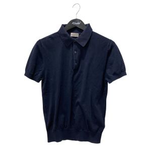 MONCLER TRICOT POLO 半袖ポロシャツ E109P9300000 ネイビー サイズ：S (神戸店)