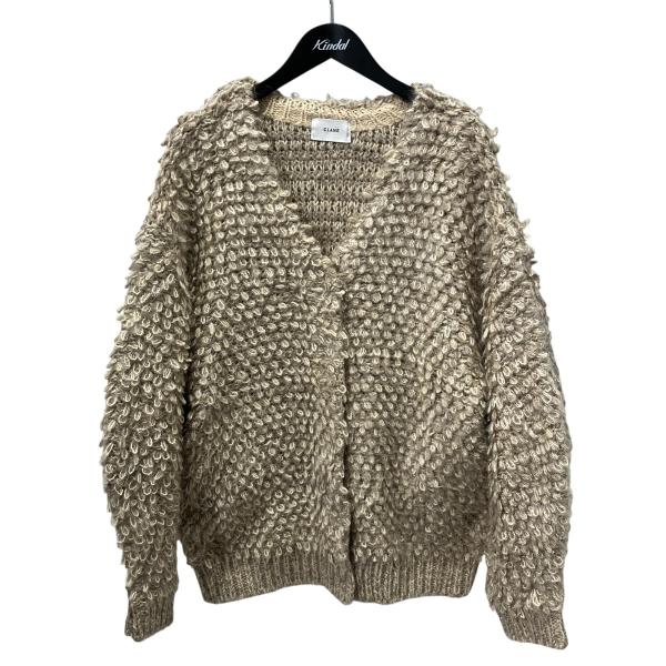 クラネ CLANE MIX LOOP MOHAIR KNIT CARDIGAN ニットカーディガン ...