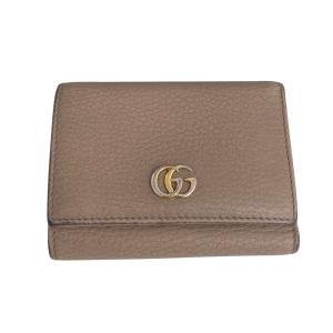 グッチ GUCCI 3つ折り財布 474746 ベージュ