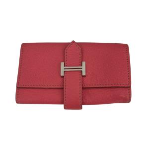 エルメス HERMES ベアン4連キーケース キーケース ピンク