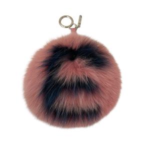 フェンディ FENDI ABCHARM アルファベット「E」 ポンポン チャーム 7AR45E ピンク