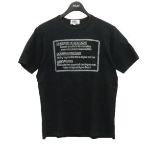 eYe COMME des GARCONS JUNYA WATANABE MAN プリントTシャツ ブラック サイズ：S (渋谷神南店) 220416｜kindal