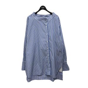 Lautreamont BLEUBLANC ストライプシャツスカート ブルー サイズ：38 (渋谷神南店) 220609｜kindal