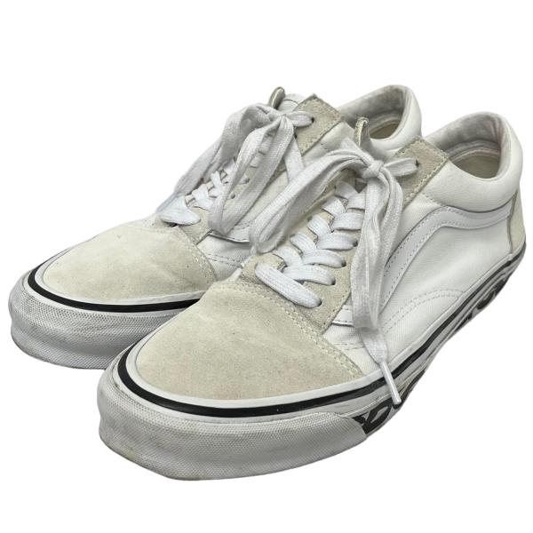 【値下げ】CDG × VANS 「Og Old Skool L」 CDG限定 スニーカー ホワイト ...