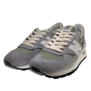 ニューバランス NEW BALANCE M990TA1　スニーカー グレー／カーキ サイズ：26．5...