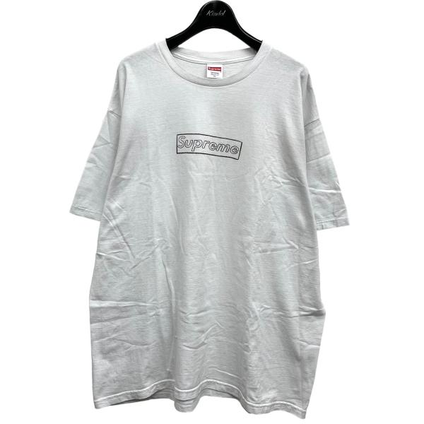 シュプリーム×カウズ Supreme×KAWS ボックスロゴTシャツ ホワイト サイズ：XL