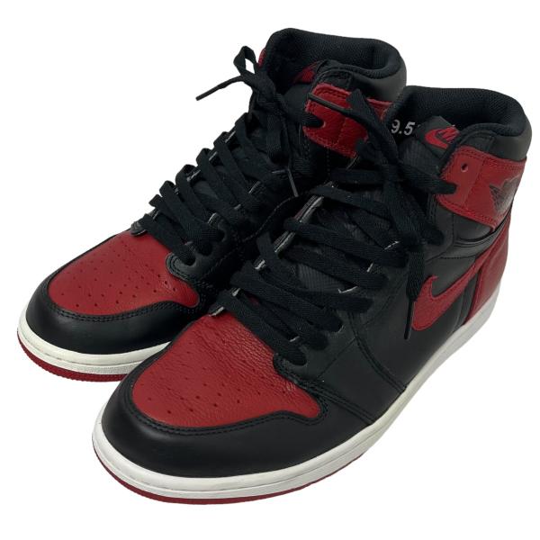 【値下げ】NIKE 「AIR JORDAN 1 RETRO HIGH OG」 スニーカー ブラック×...