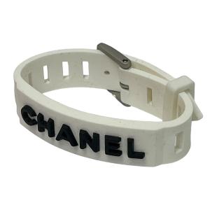 シャネル CHANEL ラバーブレスレット ホワイト サイズ：-｜kindal