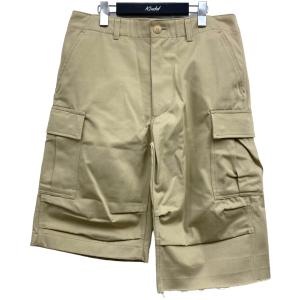 ネオンサイン NEON SIGN 「Drill Cargo Shorts」ドリルカーゴショーツ ベージュ サイズ：44｜kindal