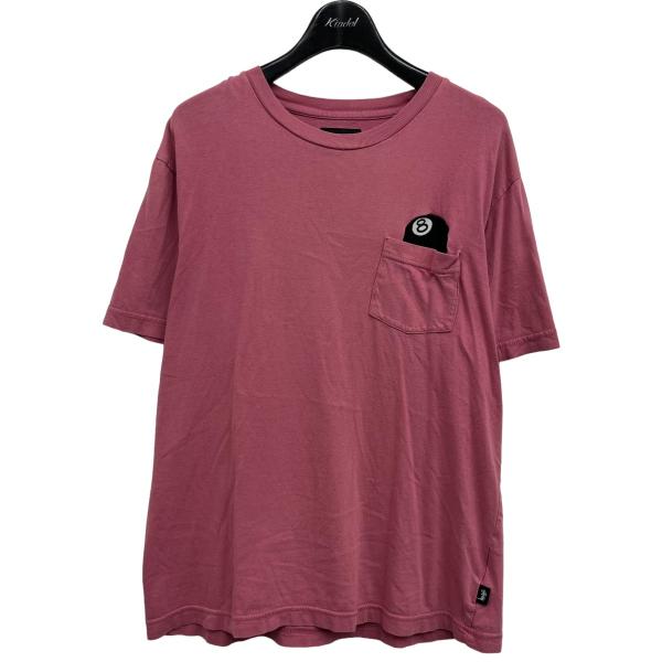 ステューシー stussy ポケットTシャツ ピンク サイズ：S