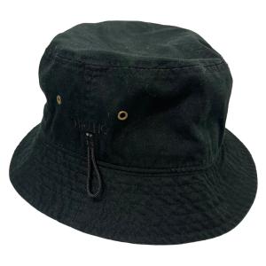 ザハーミットクラブ the hermit club Member’s Hat バケットハット ブラック サイズ：L｜kindal