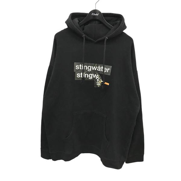 【値下げ】stingwater プルオーバーパーカー ブラック サイズ：XL (フレスポ東大阪店)