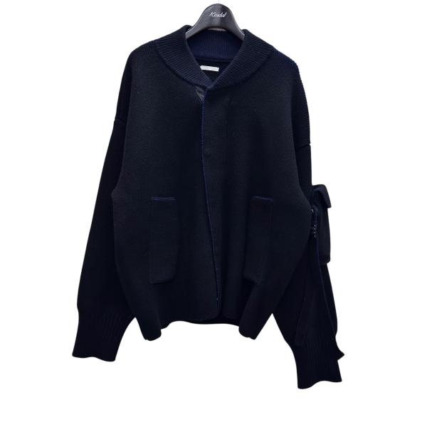 【値下げ】Tamme A1 KNIT DECK JACKET ニットジャケット ブラック サイズ：2...